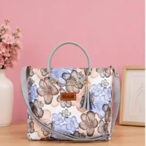 Women's Leather Sling Bag | Stylish Crossbody Shoulder Bag with 2 Compartments for Daily Use ( grey, OS )