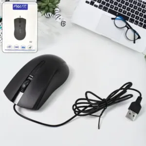 Computer Laptop Wired Optical Mouse, X2 (1 Pc) - 1200 DPI Accuracy ( default, Standard ).