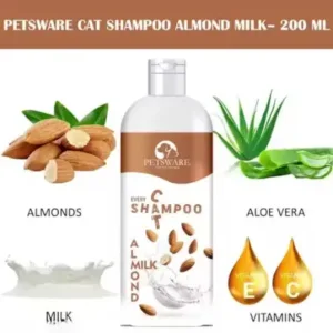 5-in-1 Cat Shampoo with Conditioner – Almond Milk 200 ml ( default, Standard )