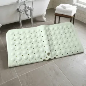 Anti-Slip Bath Mat with Suction Cups (1 Pc, 53x53 Cm) ( default, OS )