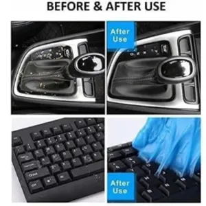 Glamsure Car & Keyboard Cleaning Gel – Reusable Dust Cleaner (Pack of 2) ( default, Standard )