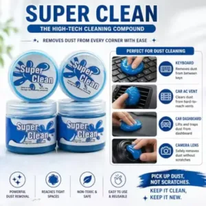 Glamsure Car & Keyboard Cleaning Gel – Reusable Dust Cleaner (Pack of 2) ( default, Standard )
