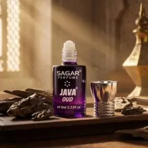 Java Oud Roll-On Perfume – Long Lasting Alcohol-Free Attar for Men & Women 9.9 ML ( default, OS )