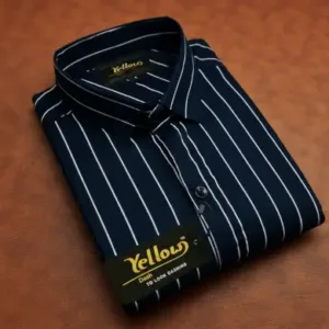 Men's Striped Cotton Casual Shirt – Full Sleeve Regular Fit Stylish Shirt for Office, Casual & Party Wear ( default, XL )