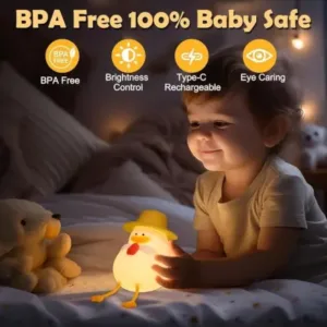 Silicon Duck Night Lamp ( default, Free Size )