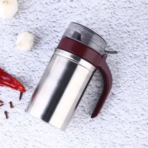 Oil Dispenser Stainless Steel With Small Nozzle 500Ml Oil Container Is A Premium Quality Product Designed For Daily Utility And Stylish Usage | Flexible, Easy Release, Kitchen Use ( default,