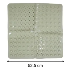 Anti-Slip Bath Mat with Suction Cups (1 Pc, 53x53 Cm) ( default, OS )